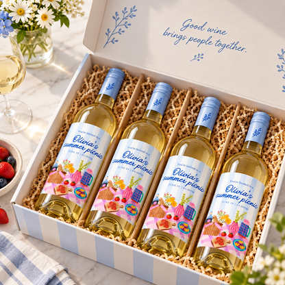 Custom label Wine Bottle